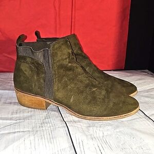 MIA Olive Ankle Boots